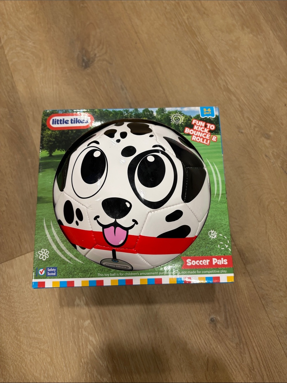 Little Tikes Soccer Pals Dalmatian Ball - White & Black
